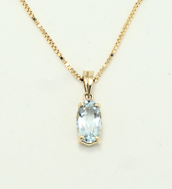 Aquamarine necklace – Gem Gallerie