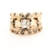 10kt Gold Custom Crown ring