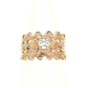 10kt Custom Gold Crown Ring