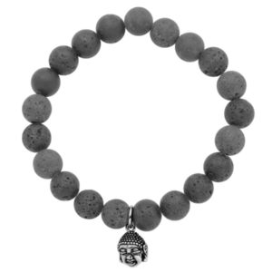 Lava Braclet With Buddha