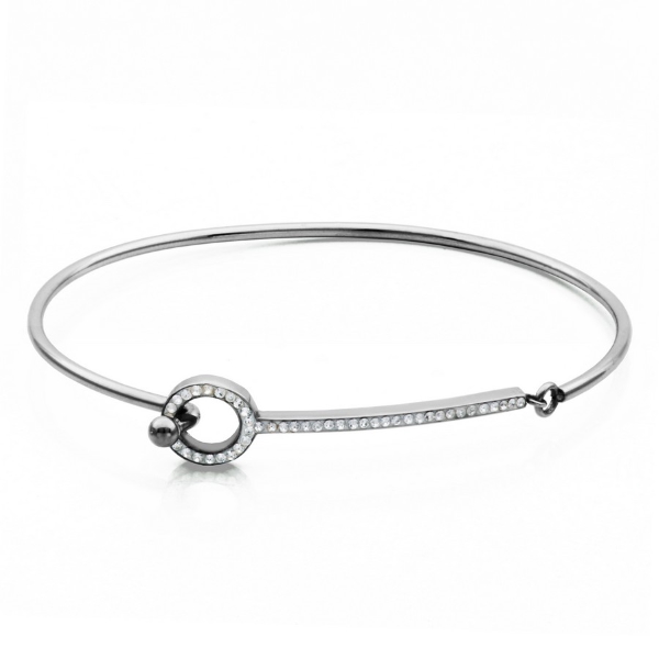 7 inch Bangle with Crystal Bracelet