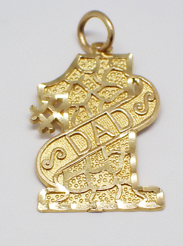 Large 1 Dad Pendant Gem Gallerie