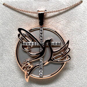 Lux Vue dove necklace