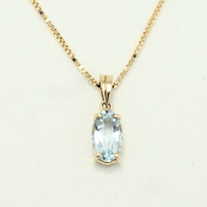 Aquamarine necklace