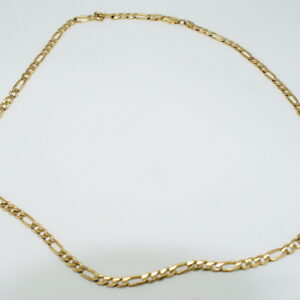 Men's gold figaro chain