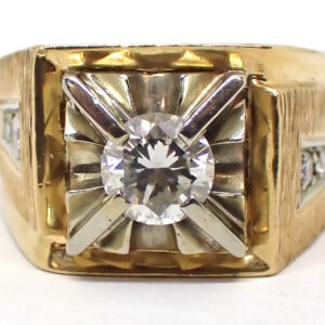 Men's diamond ring