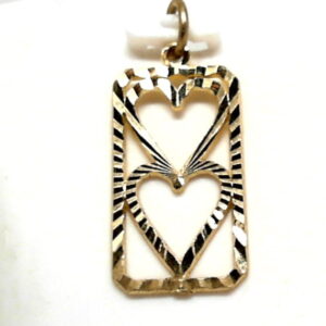 Two hearts pendant